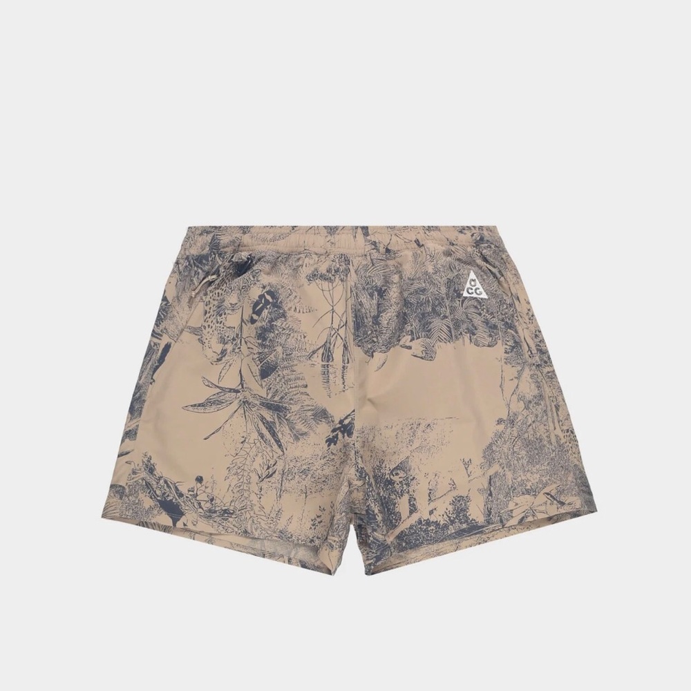 Nike ACG 'Reservoir Goat' Men's Print Shorts - Brown New